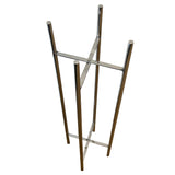 Stainless Steel Pedestal top view