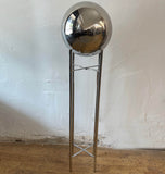 Stainless Steel Pedestal with gazing globe