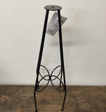 Tall Wrought Iron Sundial Pedestal Base (#B90) Limited Quantity Available