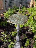 Solid Brass Happiness Sundial (#2303)