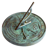 Solid Brass Kiss Of The Sun Sundial 10" Dia. (#2307)