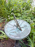 Solid Brass Kiss Of The Sun Sundial 10" Dia. (#2307)