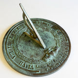 Solid Brass Grow Old With Me Sundial 10" Dia. (#2308)