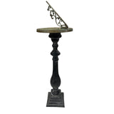 Solid Brass Gothic Sundial 8.5" Dia. (#2311)