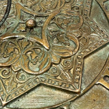 Solid Brass Gothic Sundial 8.5" Dia. (#2311)