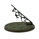 Solid Brass Gothic Sundial 8.5" Dia. (#2311)