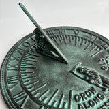Iron Father Time Sundial (#2550)