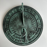 Iron Father Time Sundial (#2550)