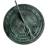 Iron Father Time Sundial (#2550)