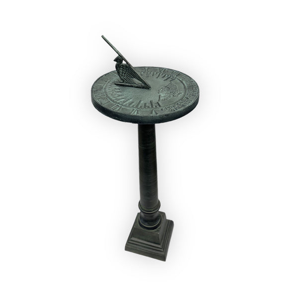 Cast Aluminum Sundial Pedestal Base (#B28)