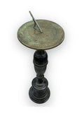 Large Cast Aluminum Pedestal Base For Sundials, 28" ht (#B32)