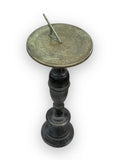 Large Cast Aluminum Pedestal Base For Sundials, 28" ht (#B32)