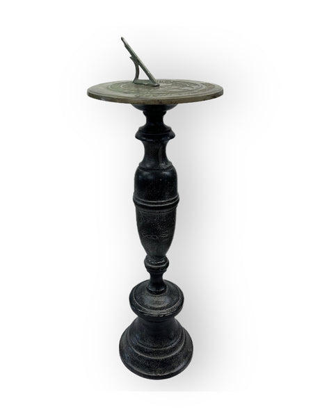 Large Cast Aluminum Pedestal Base For Sundials, 28" ht (#B32)