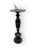 Large Cast Aluminum Pedestal Base For Sundials, 28" ht (#B32)