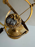 Polished Solid Brass Armillary Sundial - Special Price - Outdoor Scratch and Dent Demo (1334SDA)