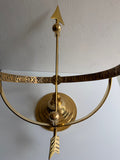 Polished Solid Brass Armillary Sundial - Special Price - Scratch and Dent Demo (1334SDB)