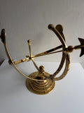 Polished Solid Brass Armillary Sundial - Special Price - Scratch and Dent Demo (1334SDB)