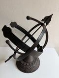 Aluminum Armillary Sundial - Special Price - Scratch and Dent Demo Piece (#1332SDA)