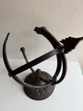 Aluminum Armillary Sundial - Special Price - Scratch and Dent Demo Piece (#1332SDA)