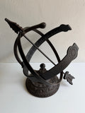 Aluminum Armillary Sundial - Special Price - Scratch and Dent Demo Piece (#1332SDA)