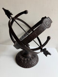 Aluminum Armillary Sundial - Special Price - Scratch and Dent Demo Piece (#1332SDB)