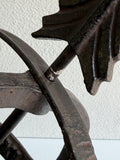Aluminum Armillary Sundial - Special Price - Scratch and Dent Demo Piece (#1332SDB)