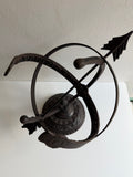 Aluminum Armillary Sundial - Special Price - Scratch and Dent Demo Piece (#1332SDB)