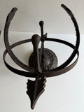 Aluminum Armillary Sundial - Special Price - Scratch and Dent Demo Piece (#1332SDB)