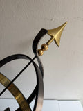 Steel Armillary w/Brass Accents, One Of A Kind Prototype Design (#1324PA)