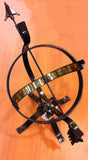 Wrought Iron Armillary w/Antique Finish (#1324) - Garden Sundials - 3