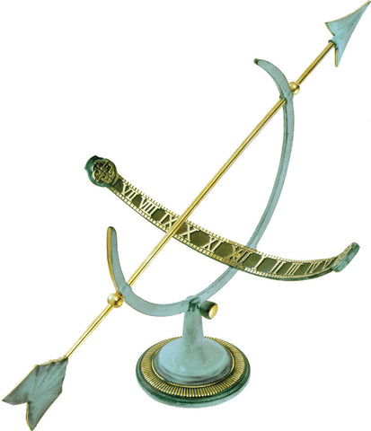 Solid Brass Armillary Sundial (#1330)