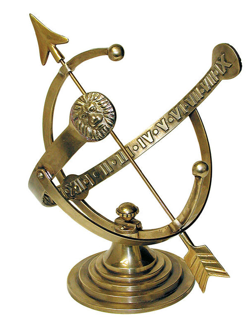 Solid Brass Armillary Sundials
