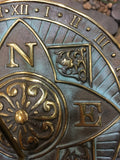 Nice Sundial With Compass Rose dia. (#2304) - Garden Sundials