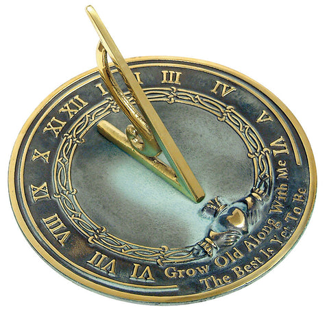 Solid Brass Grow Old With Me The Best Is Yet To Be Sundial (#2308)