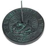 Hummingbird Sundial Made From Cast Iron (#2532)