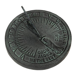 Iron Father Time Sundial (#2550)