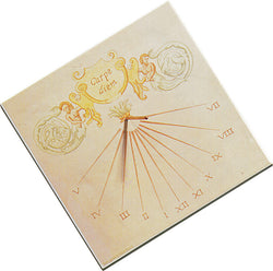 Carpe Diem Horizontal Sundial  - Made In Italy (#2633 rare) - Garden Sundials - 1