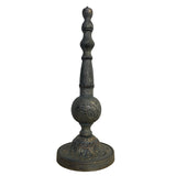 Cast Aluminum Rococo Pedestal Base For Rome Sundial