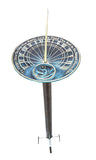 Stainless Steel Tubular Sundial Pedestal (#B81) - Garden Sundials - 4