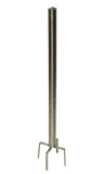 Stainless Steel Tubular Sundial Pedestal (#B81) - Garden Sundials - 1