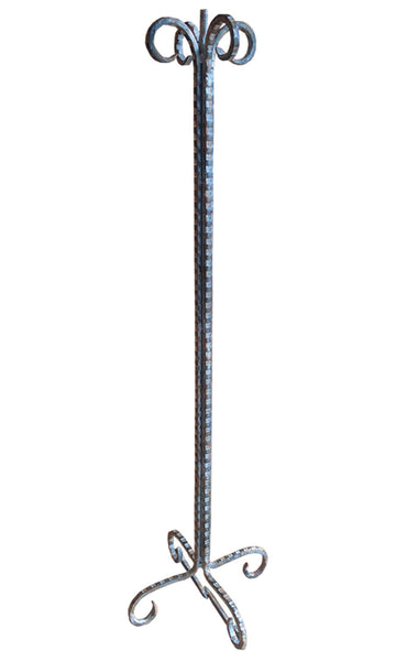 Hammered Steel Pedestal Base (#B82) - Garden Sundials - 1