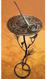 Forma Bird In Pines Pedestal Base 28" (#B92) - Garden Sundials - 2