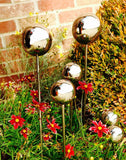 Modern Stainless Steel Garden Lollipops