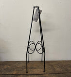 Tall Wrought Iron Sundial Pedestal Base (#B90) Limited Quantity Available